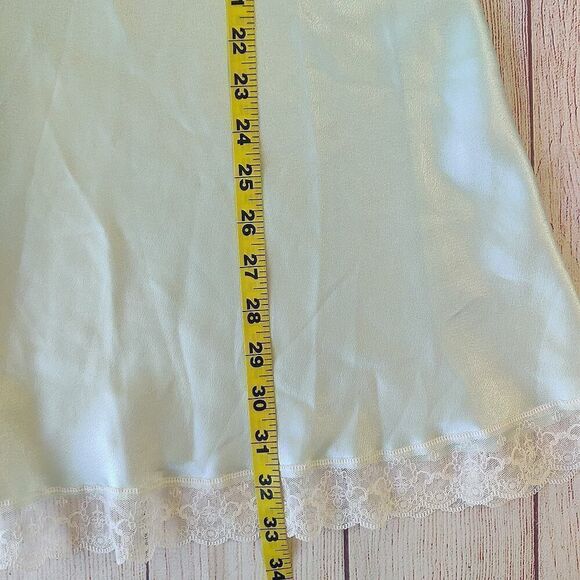 90s vintage Christian Dior lace satin babydoll chemise sz M - Picture 6 of 10